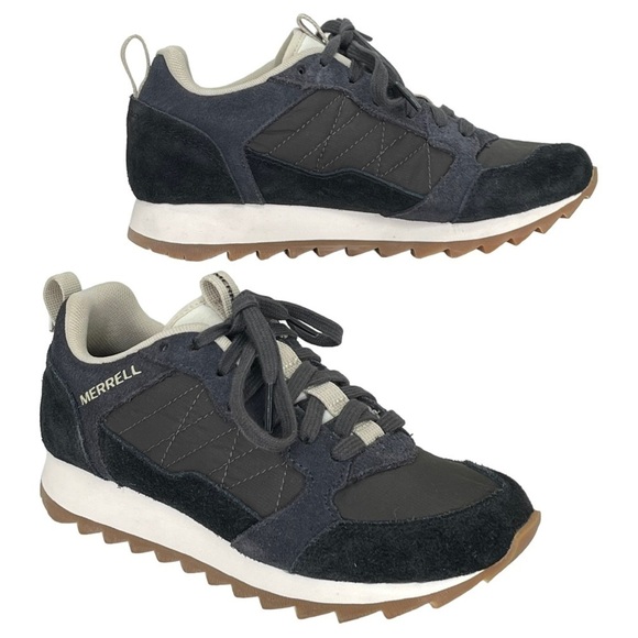 Merrell Alpine Dark Navy Leather Womens Sneakers Size 5M NWOB - Picture 8 of 10